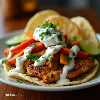 Easy Greek Chicken Gyro Bowls with Homemade Tzatziki Recipe Card