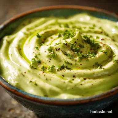 Creamy Homemade Avocado Ranch Dip and Dressing Recipe Recipe Card
