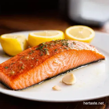 Grilled Salmon with Lemon and Garlic My Easy Glazed Recipe Recipe Card