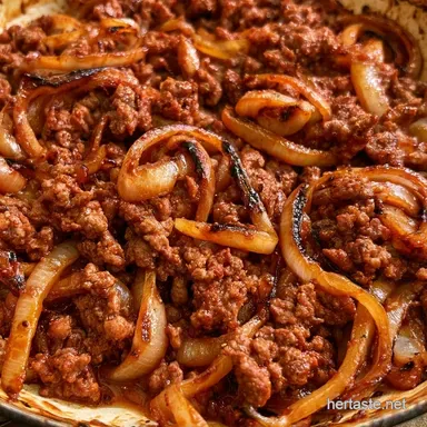 Ground Beef Fajitas in 25 Minutes Recipe Card