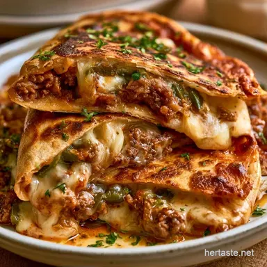 Ground Beef Quesadillas in 35 Minutes Recipe Card