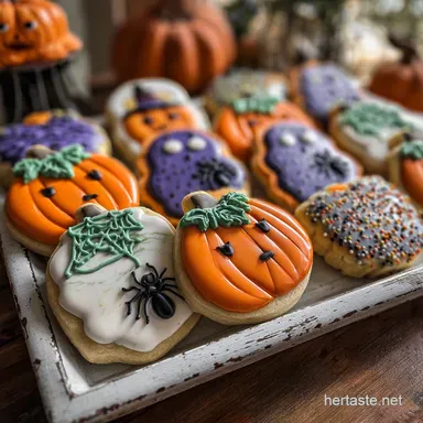 Trunk or Treat Idea with Halloween Sugar Cookies Recipe Card