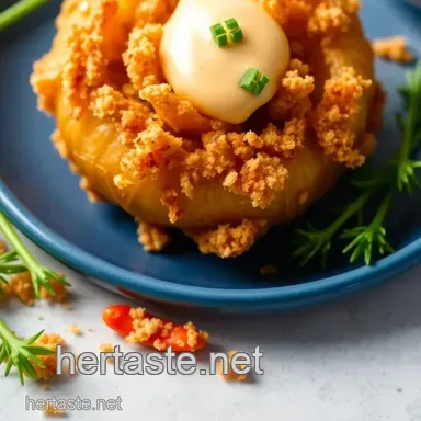 Healthy Blooming Onion with Chilli Cheese Sauce: Easy Guilt-Free Appetizer! Recipe Card