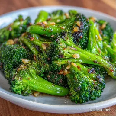 Healthy Broccoli Side Dish in 15 Minutes Recipe Card