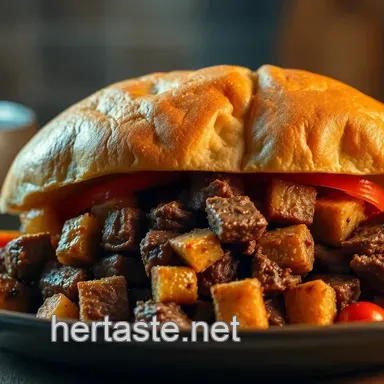 Hearty Chuckwagon Sandwich: A Rustic Taste of the Old West