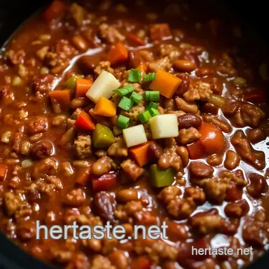 Hearty Crockpot Ground Turkey Chili: A Comfort Classic Recipe Card