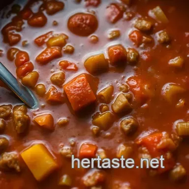 Hearty Stuffed Pepper Soup Recipe: A Family Favorite for Chilly Nights Recipe Card