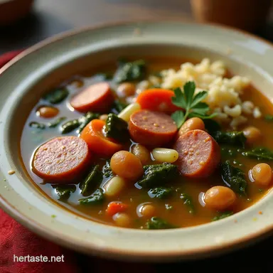 The Bayou Bloom Rustic Swamp Soup With Turnip Greens Recipe