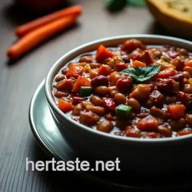 Hearty Veggie Chili: My Favourite Good Veggie Chili Recipe Recipe Card