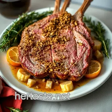 Delicious Herb-Crusted Rack of Lamb: Perfect for Special Occasions Recipe Card