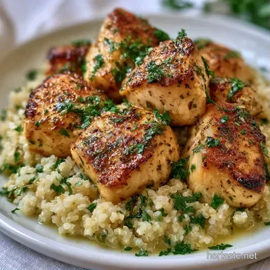 High Protein Summer Bowl: Pan-Seared Recipe Card