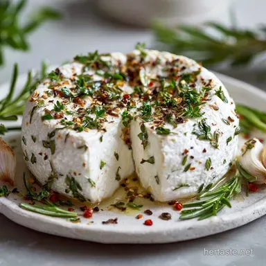 Boursin Cheese Recipe with Garlic and Herbs: Baked