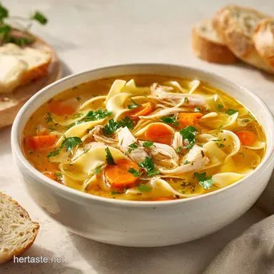 10 Simple Homemade Chicken Noodle Soup Recipes