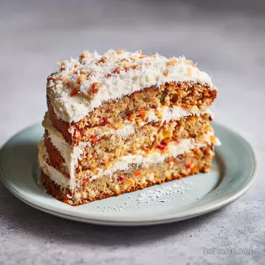 Homemade Granny Cake with Pineapple for 12 Servings Recipe Card