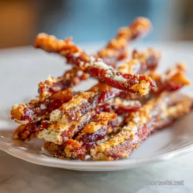 Seasoned Snack Sticks with Cream Cheese Center in 27 Minutes Recipe Card