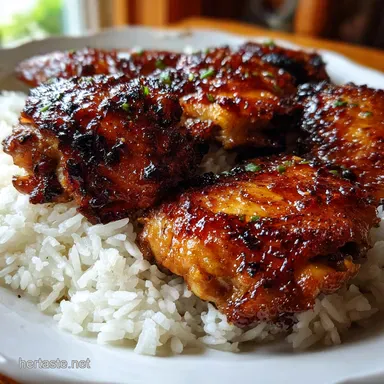 Honey BBQ Chicken Rice CookTune in 30 Minutes