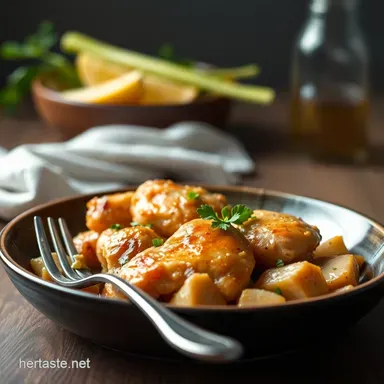 Honey Garlic chicken thigh crock pot recipes: Easiest dinner! Recipe Card