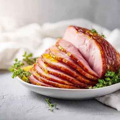 Most Popular Easter Recipe State with Honey Glazed Ham Recipe Card