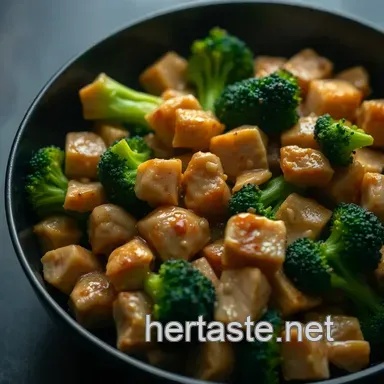 Honey Soy Chicken and Broccoli Stir-Fry: A Wholesome One-Pan Wonder presentation