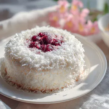 Ina Garten Coconut Cake for 12 Servings Recipe Card