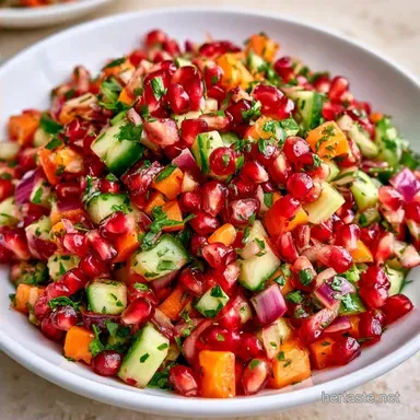 Indian Pomegranate Salad in 15 Minutes
