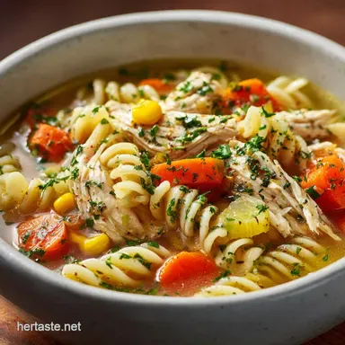 Instant Pot Chicken Noodle Soup The 50Minute Classic Comfort Meal Recipe Card