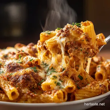 Instant Pot Creamy Baked Ziti: Easy Weeknight Dinner in 45 Mins Recipe Card