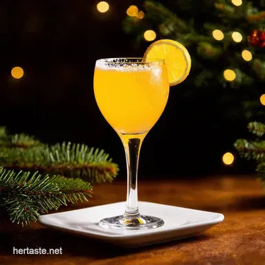 Jack Frost Mimosa A Glittering Christmas Cocktail Recipe Recipe Card