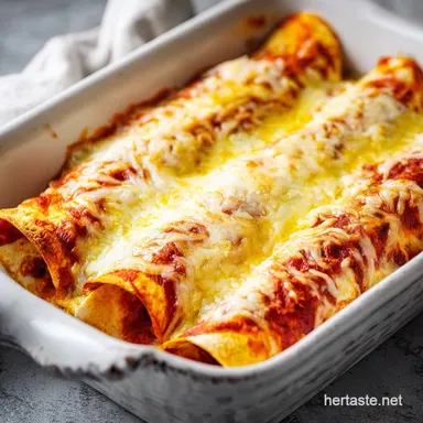 Joanna Gaines Chicken Enchiladas in 45 Min Recipe Card