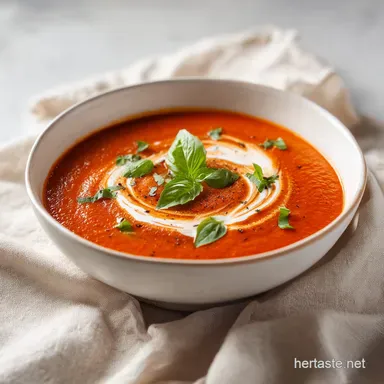 Joanna Gaines Tomato Soup for 6 Servings Recipe Card