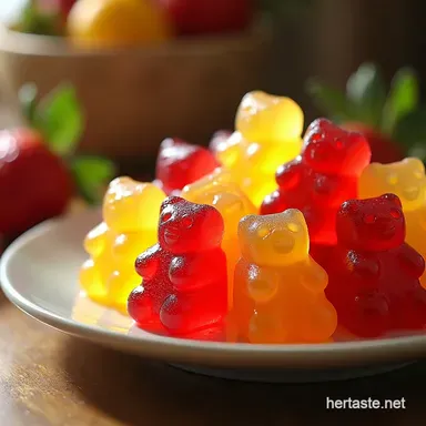 Healthy Gummy Bears My GuiltFree Jolly Juice Jellies Recipe Card