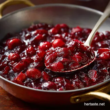 Julia Childs Easy Cranberry Sauce: The Effortless Classic Recipe Recipe Card