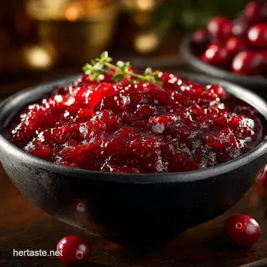 Julia Childs Easy Cranberry Sauce: The Effortless Classic Recipe
