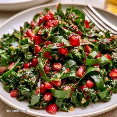 Kale Salad with Pomegranate