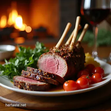 Keto Christmas Lamb Roast Lamb Feast to Impress Recipe Card