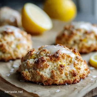 Keto Coconut Flour Recipes Light Lemon Crumb Scones 3g Net Carbs Recipe Card