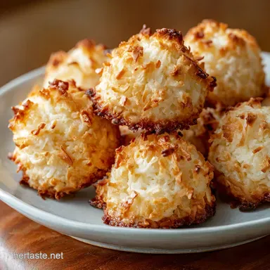 Foolproof GlutenFree Keto Coconut Macaroons Recipe LowCarb Sweets Recipe Card