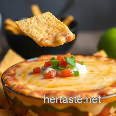 Kickin' 7 Layer Dip Recipe: Fiesta in Every Bite! Recipe Card