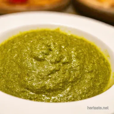 KnockYourSocksOff Homemade Pesto Sauce Recipe Card