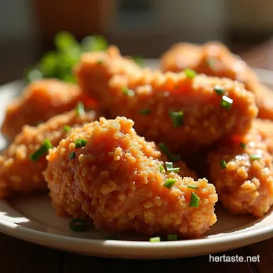 The Crunchiest SuperCrispy Korean Chicken KFC But Better Recipe Card