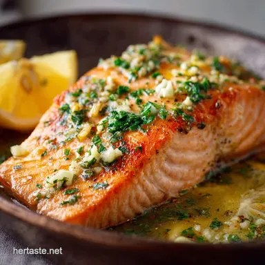 Baked Salmon with Lemon-Garlic Butter: Easy 20-Minute Recipe