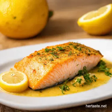 Lemon Herb Baked MahiMahi Taste of the Tropics Recipe Card