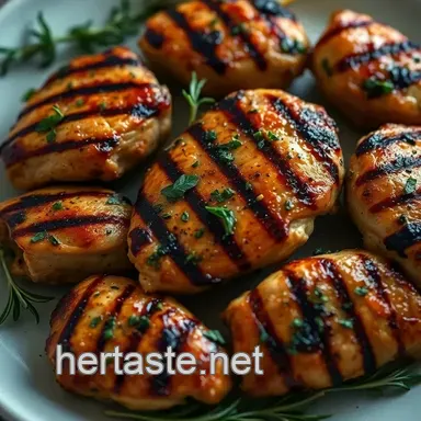 Lemon Herb Grilled Chicken presentation