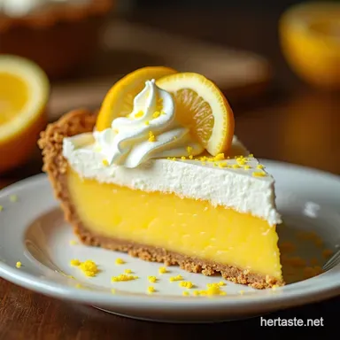 Lemon Icebox Pie The Perfect Slice of Sunshine Recipe Card