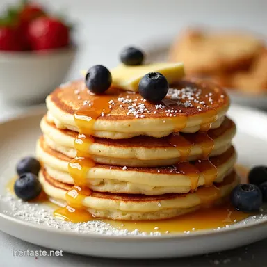 Light Fluffy Cottage Cheese Pancakes Easy Brunch