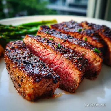 london broil recipe Oven-Only: Tender & Juicy Steak Recipe Card