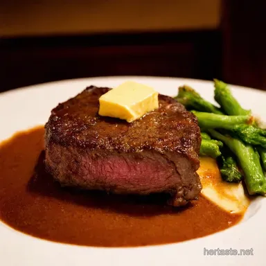 Louisiana Ribeye with Creole Butter Taste the Bayou Recipe Card