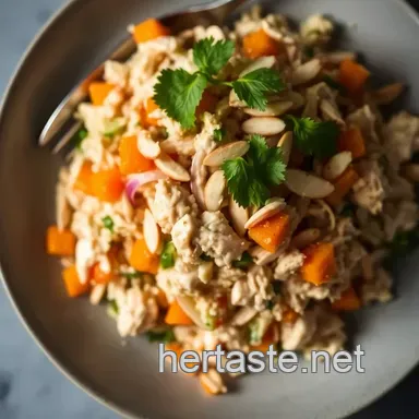Mandarin Sunshine Chicken Salad: My Go-To Weeknight Dinner Recipe Card