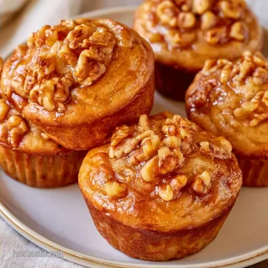 Maple Banana Nut Muffins in 30 Minutes