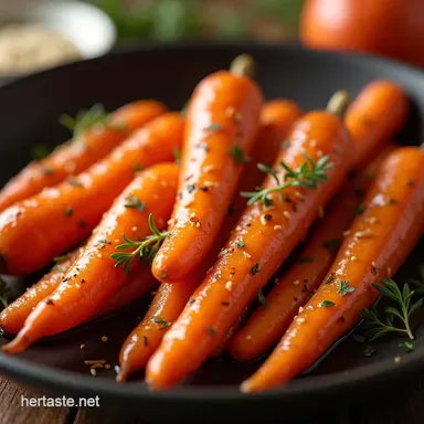 Easy MapleKissed Roasted Brown Sugar Carrots Recipe Recipe Card